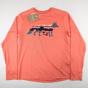 Patagonia Kids Capilene Long Sleeve Shirt - Foxy Fitz: Coho Coral